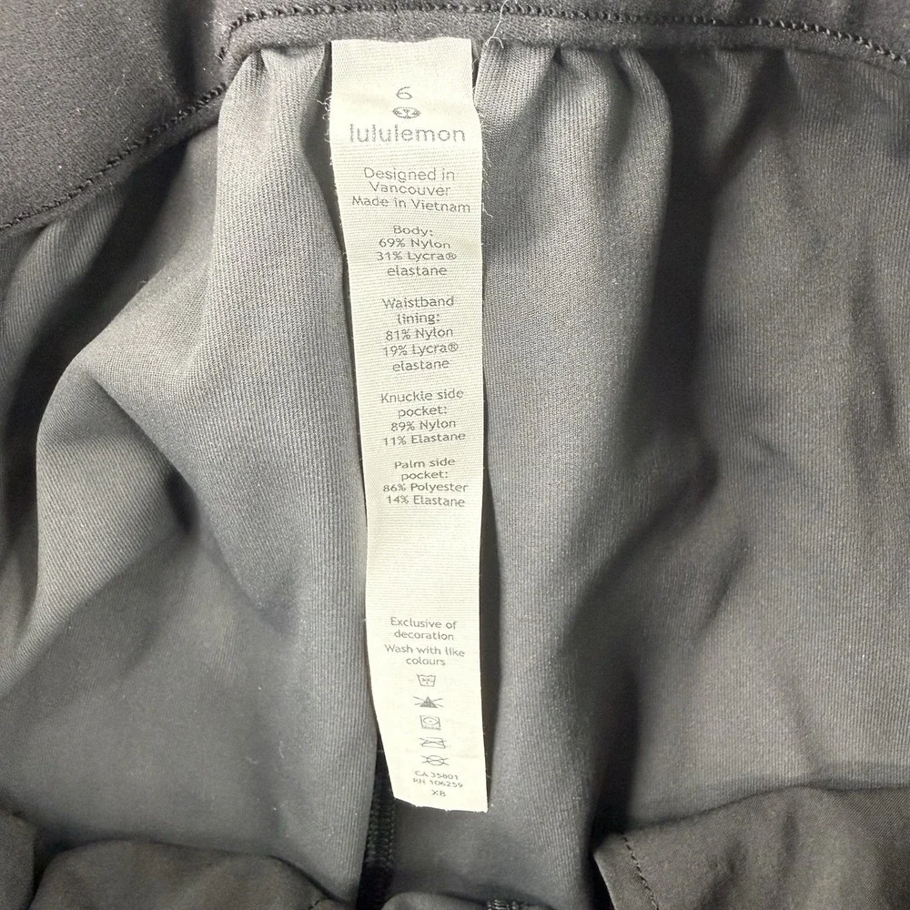 Lululemon Joggers Womens 6 Gray Camo Keep Moving Pant Hi-Rise 7/8 Luxstreme - Picture 7 of 9